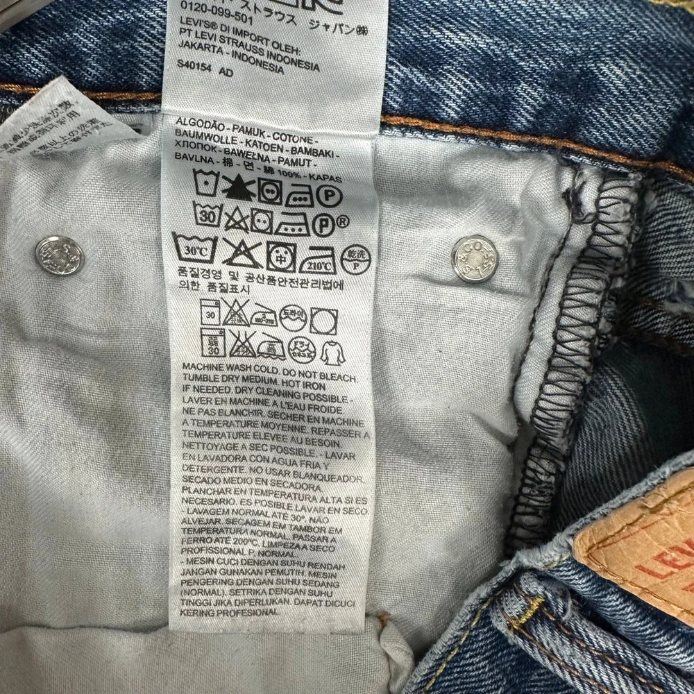 Levis 550 Jeans Mens 38x30 Blue Relaxed Fit Tapered Leg Denim Pants